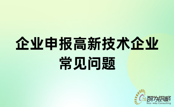 企業(yè)申報高新技術(shù)企業(yè)常見(jiàn)問(wèn)題.jpg